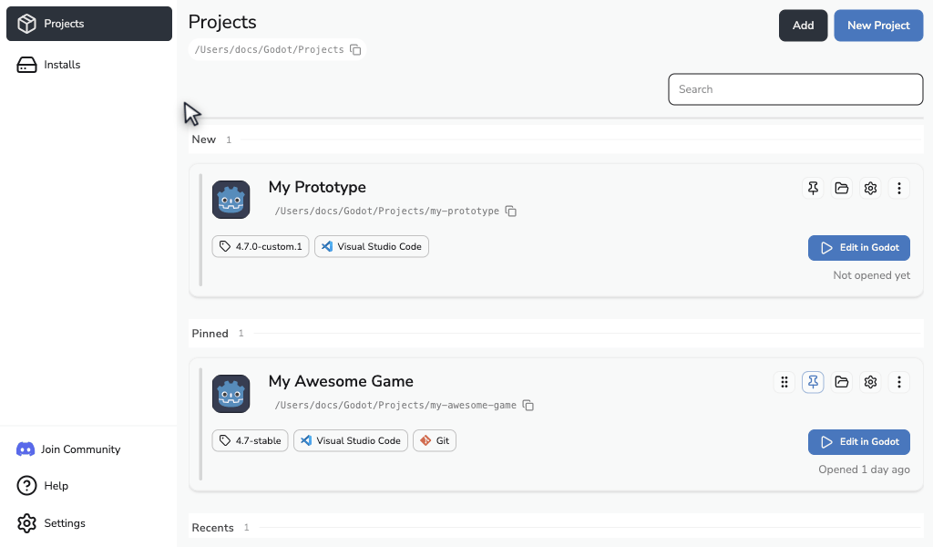 Enabling windowed mode from the Launch tab in Project Settings